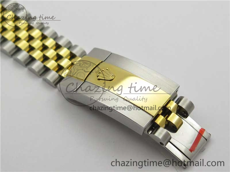 Datejust 36mm 116234 904L SS YG DJF 1:1 Best Edition Yellow Dial Diam Markers On SS YG Jubilee Bracelet A2824