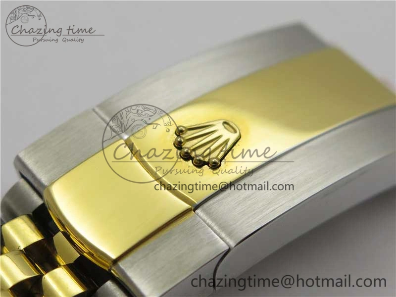 Datejust 36mm 116234 904L SS YG DJF 1:1 Best Edition Yellow Dial Diam Markers On SS YG Jubilee Bracelet A2824
