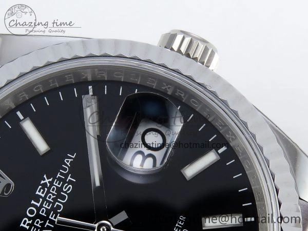 Datejust 36mm 126234 904L Steel HGF 1:1 Best Edition Black Dial on SS Bracelet VR3235