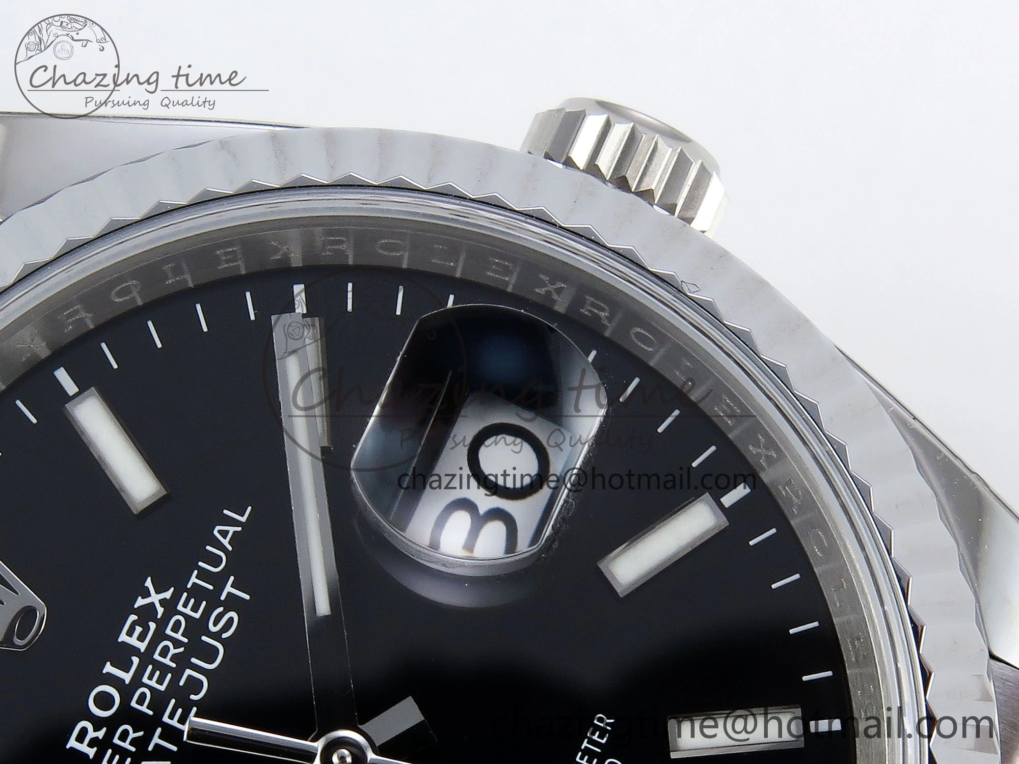 Datejust 36mm 126234 904L Steel HGF 1:1 Best Edition Black Dial on SS Bracelet VR3235