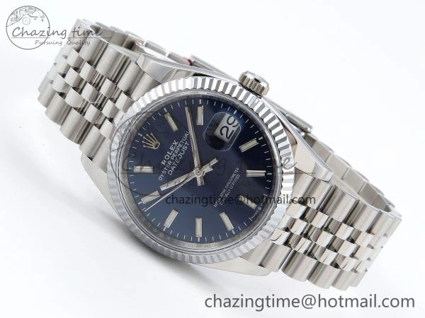 Datejust 36mm 126234 904L Steel HGF 1:1 Best Edition Blue Dial on SS Bracelet VR3235