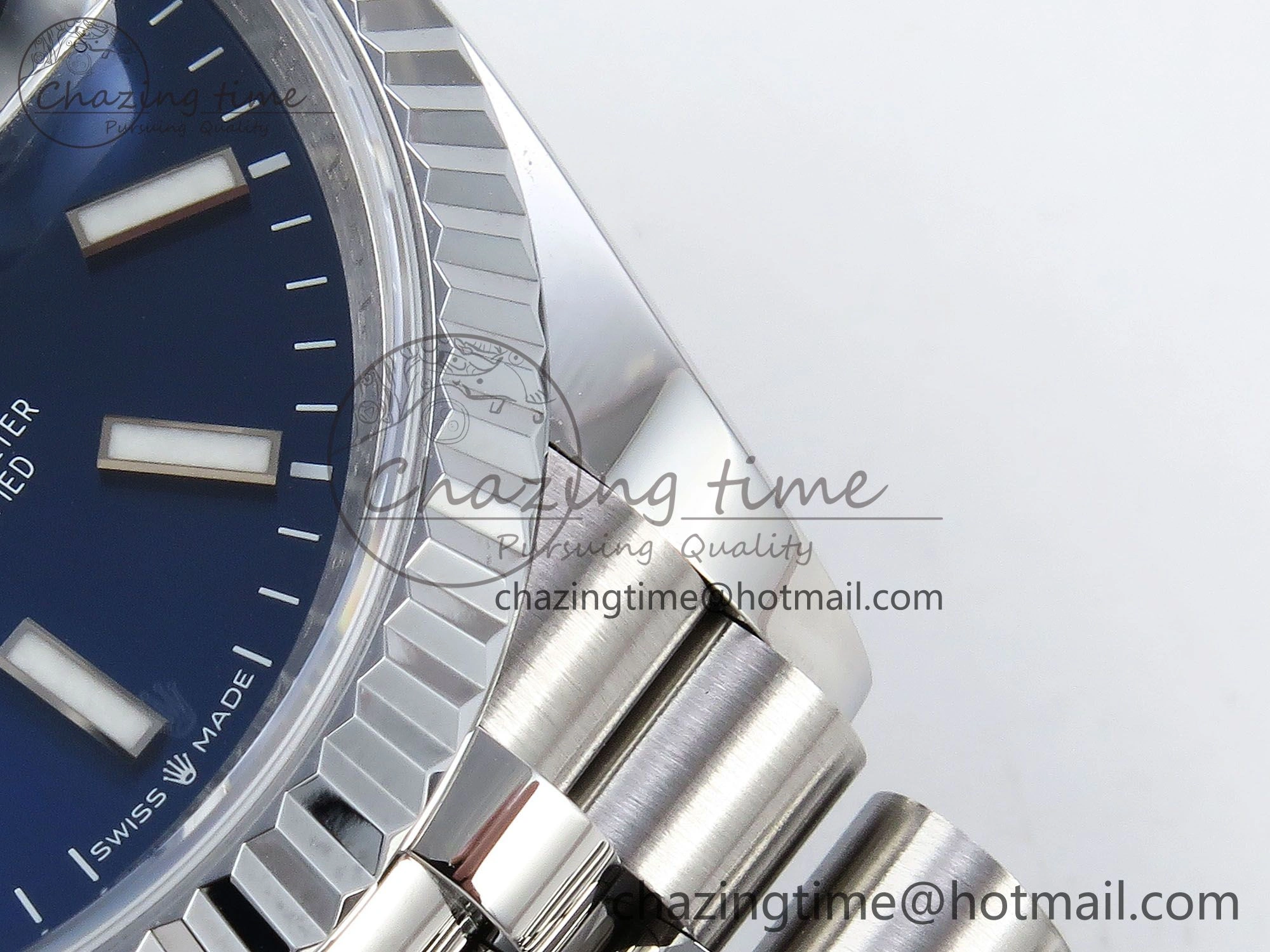 Datejust 36mm 126234 904L Steel HGF 1:1 Best Edition Blue Dial on SS Bracelet VR3235
