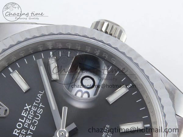 Datejust 36mm 126234 904L Steel HGF 1:1 Best Edition Gray Dial on SS Bracelet VR3235