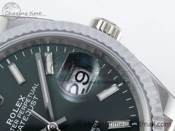 Datejust 36mm 126234 904L Steel HGF 1:1 Best Edition Green Dial on SS Bracelet VR3235