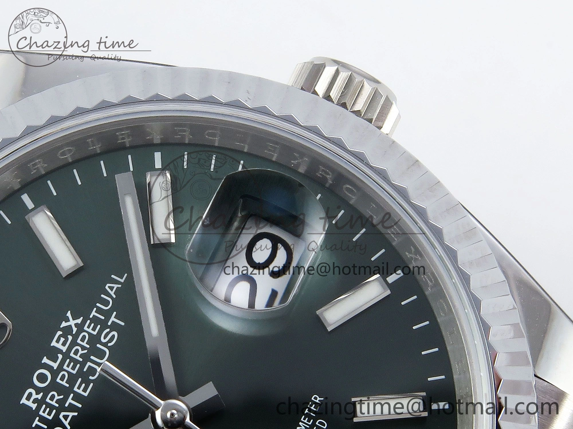 Datejust 36mm 126234 904L Steel HGF 1:1 Best Edition Green Dial on SS Bracelet VR3235