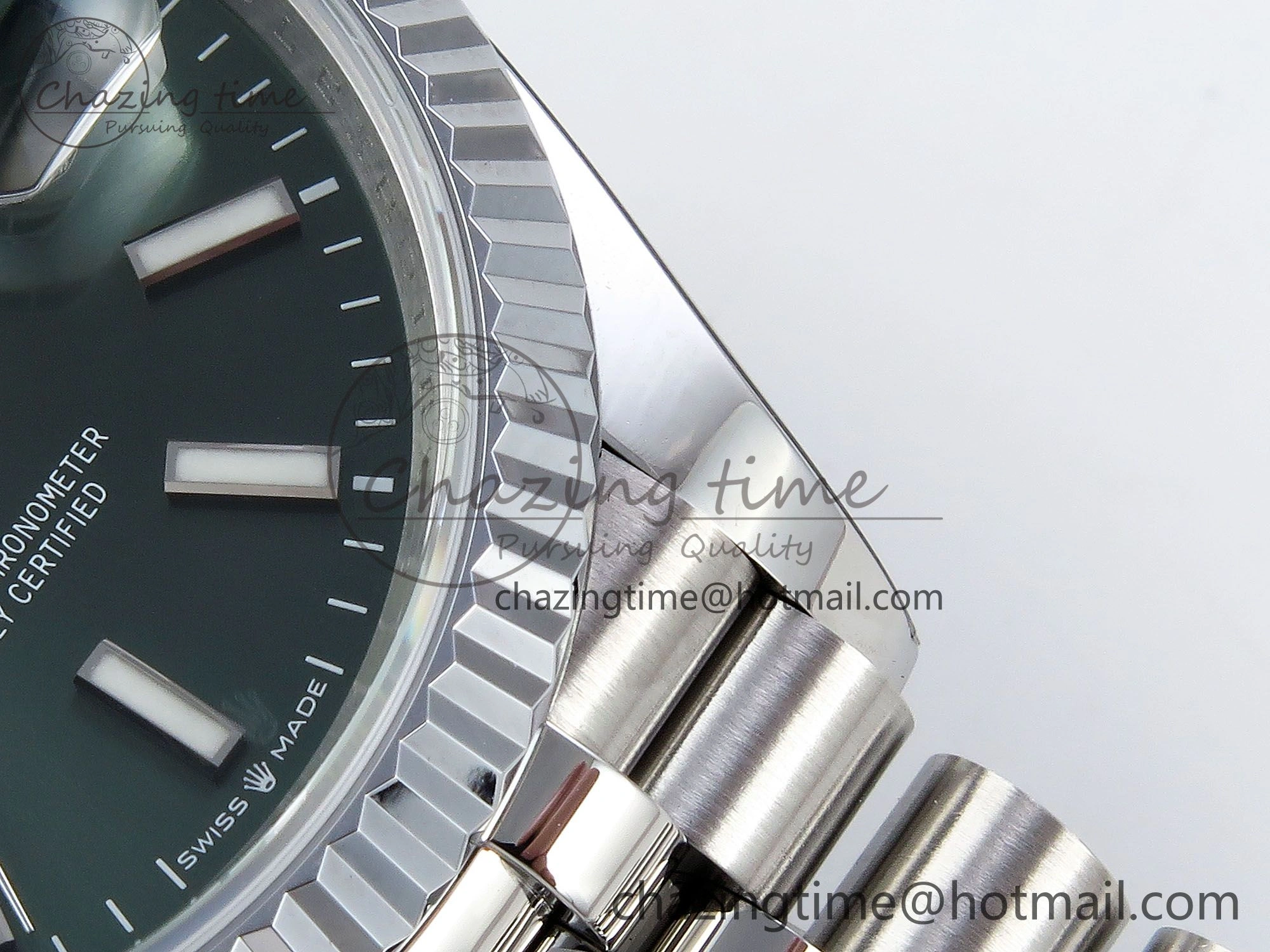Datejust 36mm 126234 904L Steel HGF 1:1 Best Edition Green Dial on SS Bracelet VR3235