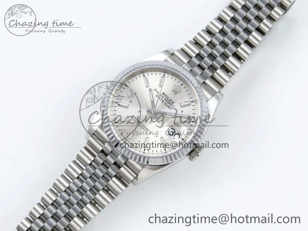 Datejust 36mm 126234 904L Steel HGF 1:1 Best Edition Silver Dial on SS Bracelet VR3235
