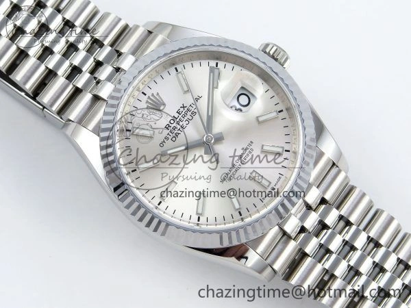 Datejust 36mm 126234 904L Steel HGF 1:1 Best Edition Silver Dial on SS Bracelet VR3235