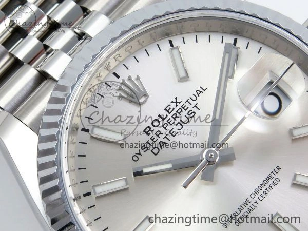 Datejust 36mm 126234 904L Steel HGF 1:1 Best Edition Silver Dial on SS Bracelet VR3235