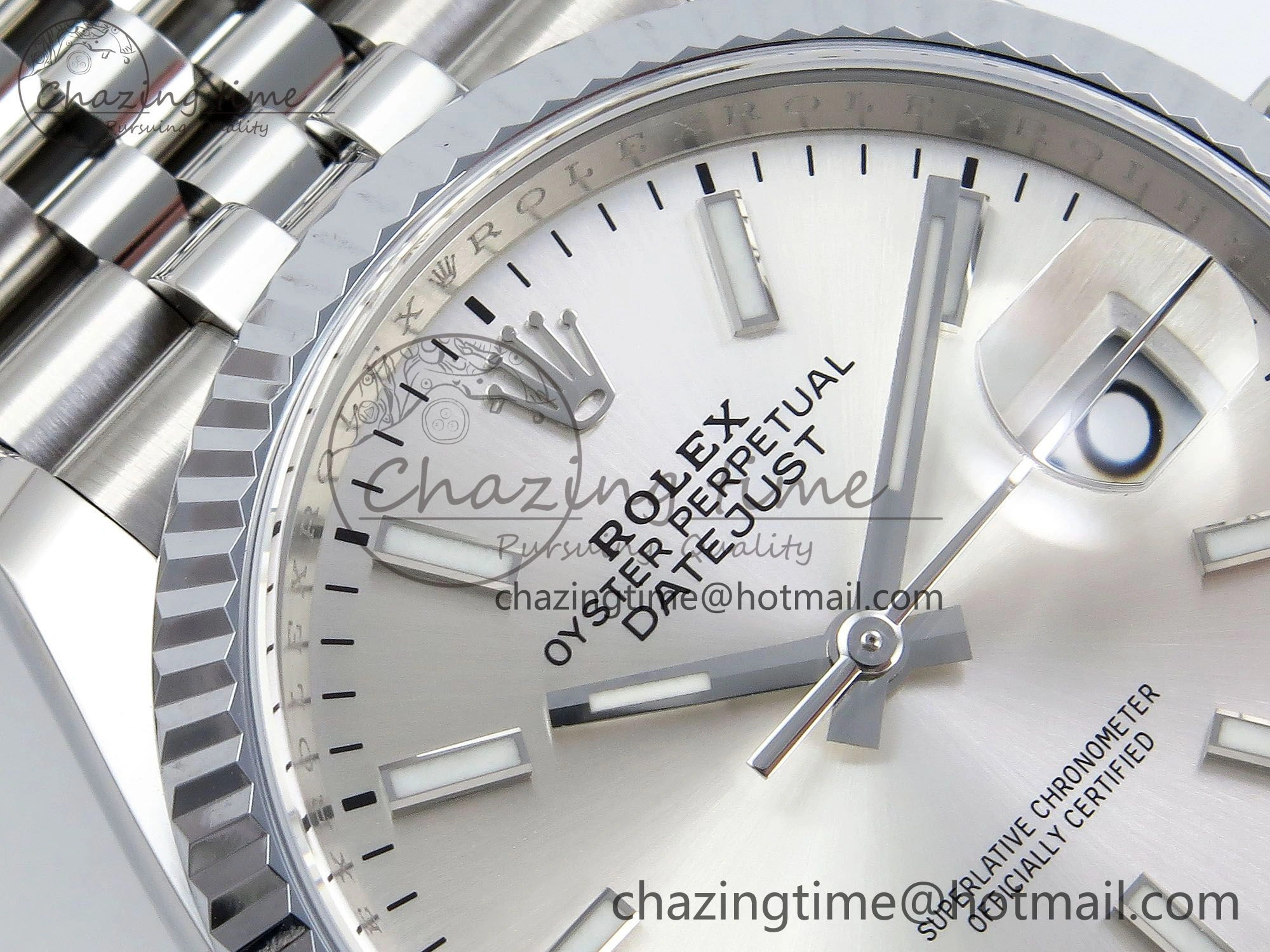 Datejust 36mm 126234 904L Steel HGF 1:1 Best Edition Silver Dial on SS Bracelet VR3235