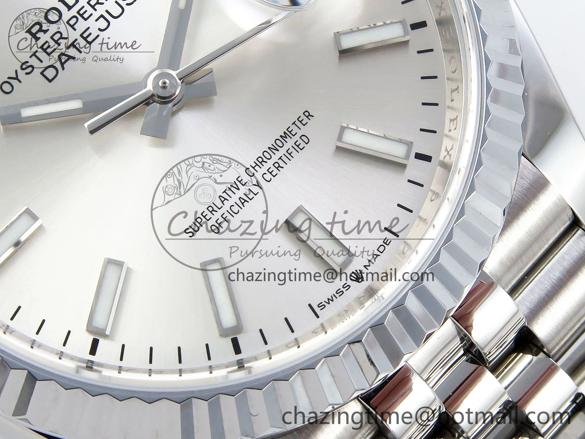 Datejust 36mm 126234 904L Steel HGF 1:1 Best Edition Silver Dial on SS Bracelet VR3235