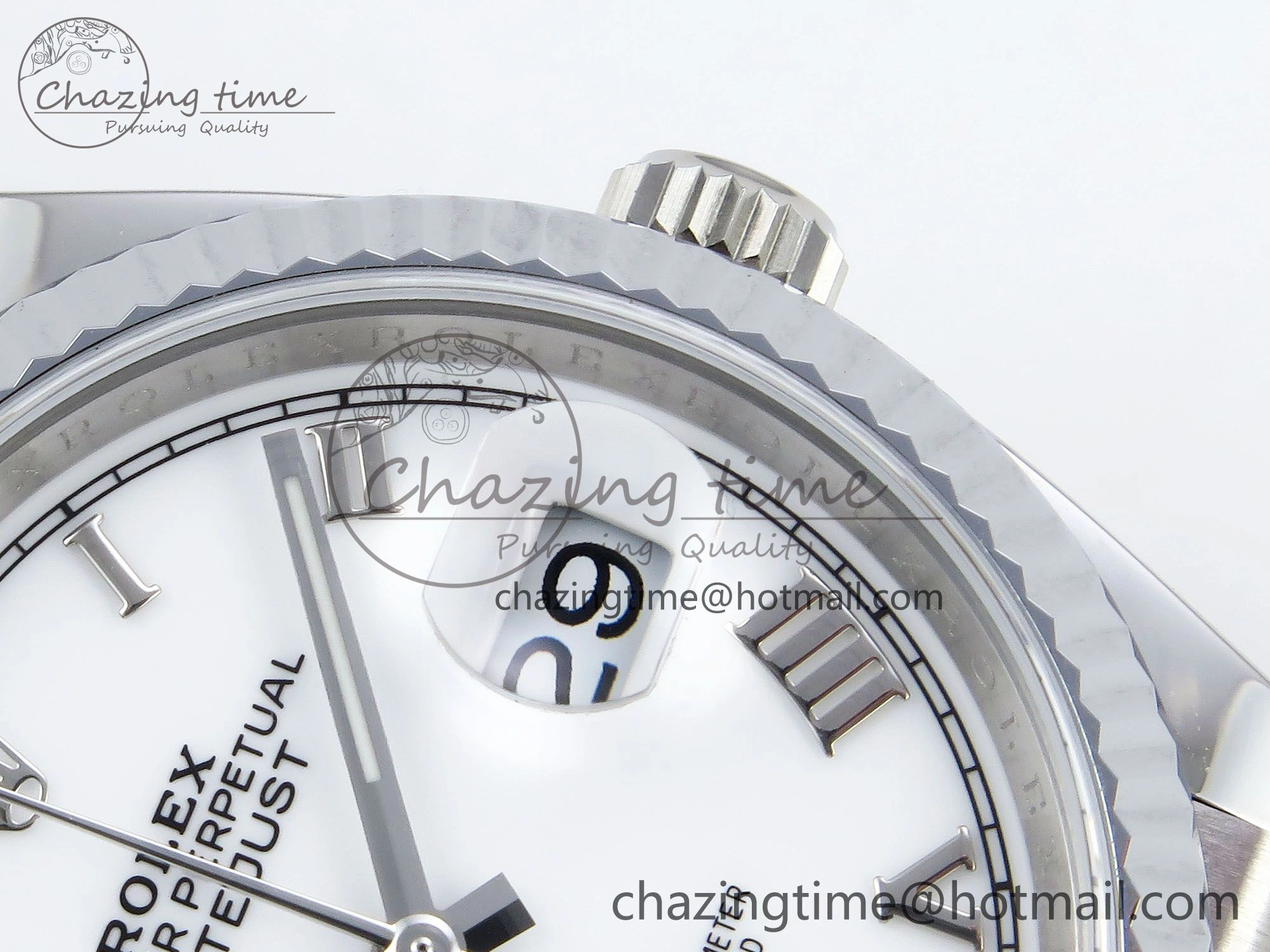 Datejust 36mm 126234 904L Steel HGF 1:1 Best Edition White Dial Roman Number Markers on SS Bracelet VR3235