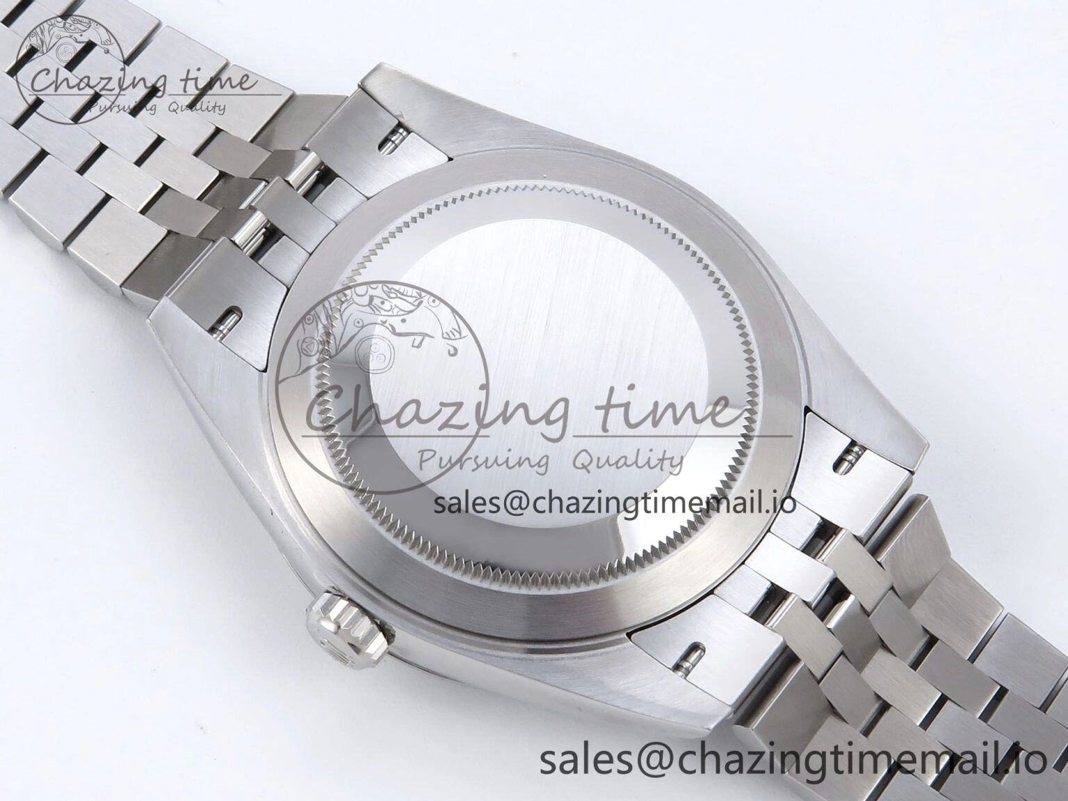 Datejust 41 SS Clean 1:1 Best Edition Gray Dial Green Roman Dial on SS Bracelet VR3235