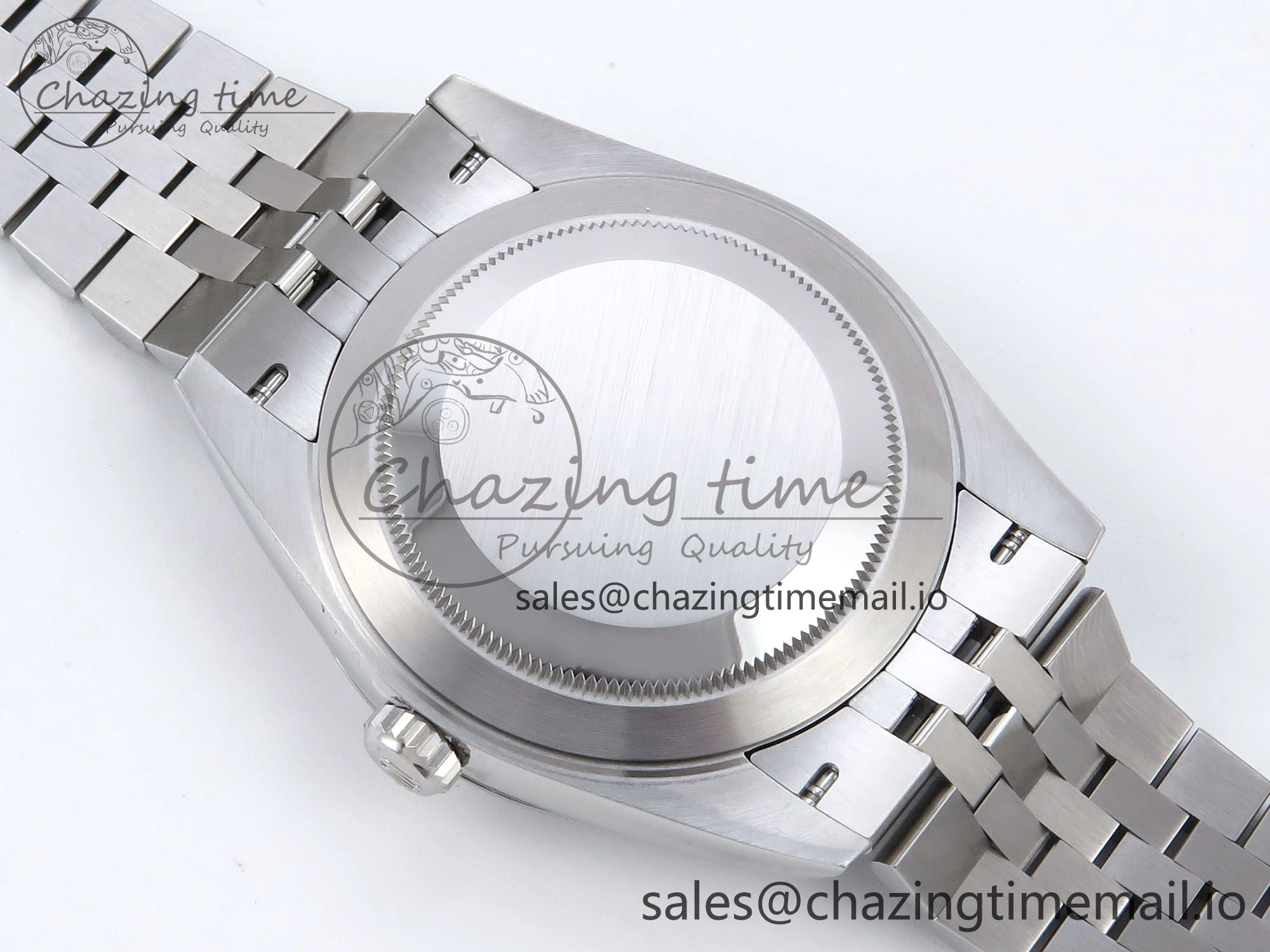 Datejust 41 SS Clean 1:1 Best Edition Gray Dial Green Roman Dial on SS Bracelet VR3235