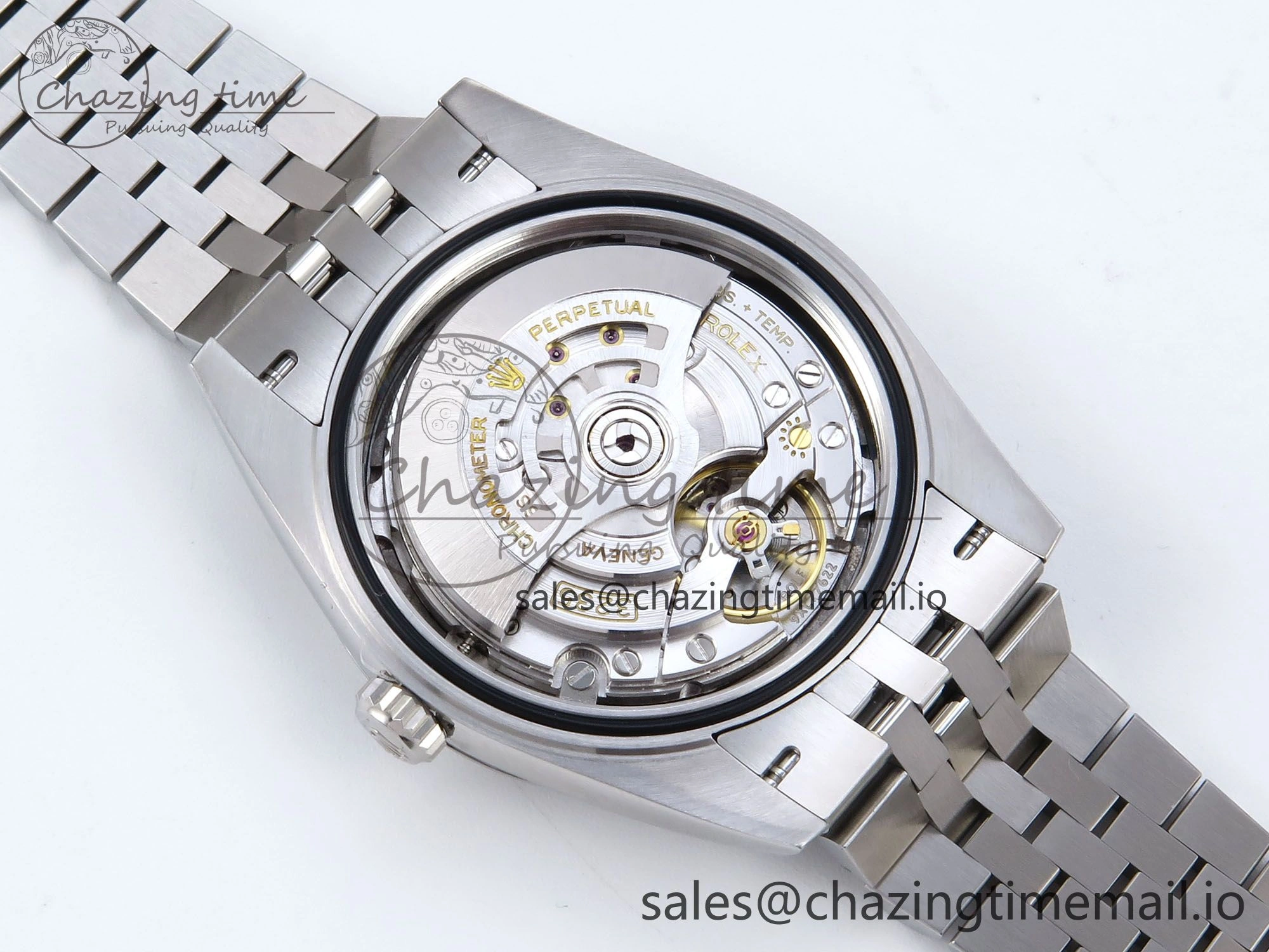 Datejust 41 SS Clean 1:1 Best Edition Gray Dial Green Roman Dial on SS Bracelet VR3235