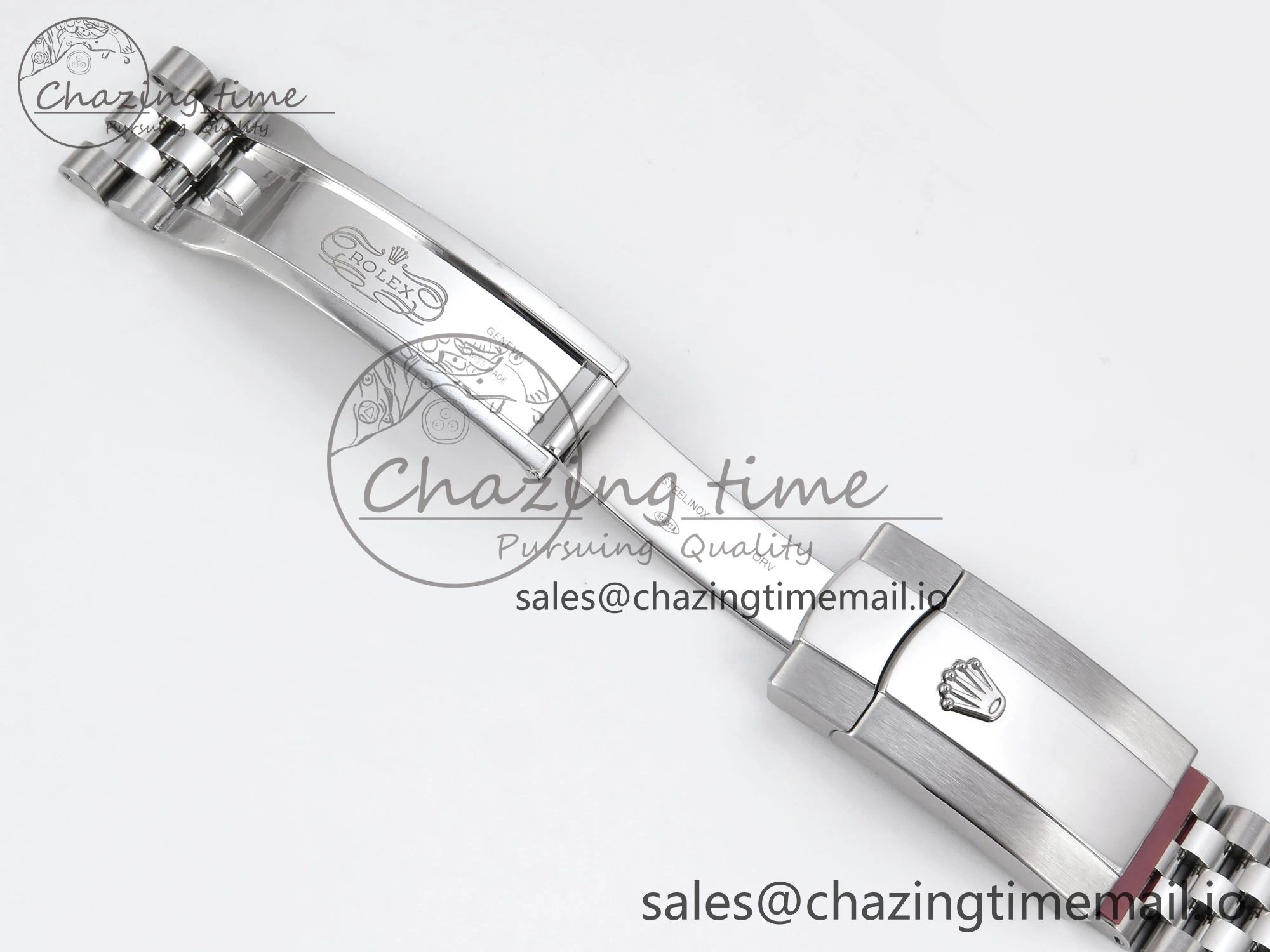 Datejust 41 SS Clean 1:1 Best Edition Gray Dial Green Roman Dial on SS Bracelet VR3235