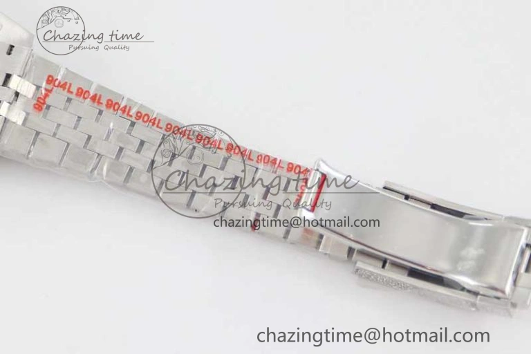 Datejust 41 SS Full Diamonds TWF 1:1 Best Edition Gray Roman Markers Dial on Jubilee Bracelet A2824