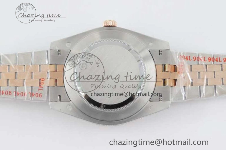 Datejust 41 SS RG Full Diamonds TWF 1:1 Best Edition Arabic Markers Dial on Jubilee Bracelet A2824