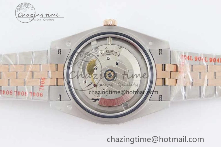 Datejust 41 SS RG Full Diamonds TWF 1:1 Best Edition Arabic Markers Dial on Jubilee Bracelet A2824