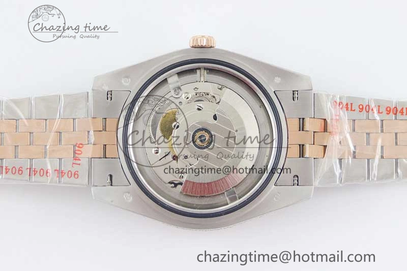 Datejust 41 SS RG Full Diamonds TWF 1:1 Best Edition Arabic Markers Dial on Jubilee Bracelet A2824