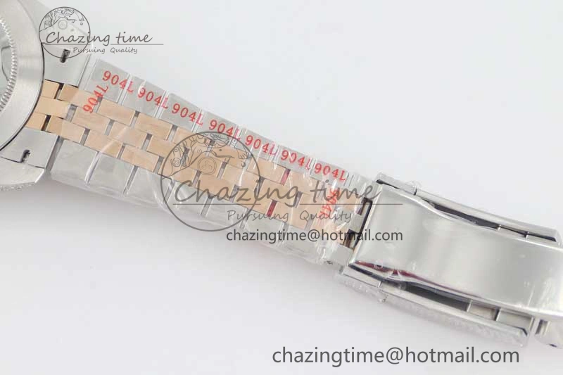 Datejust 41 SS RG Full Diamonds TWF 1:1 Best Edition Arabic Markers Dial on Jubilee Bracelet A2824