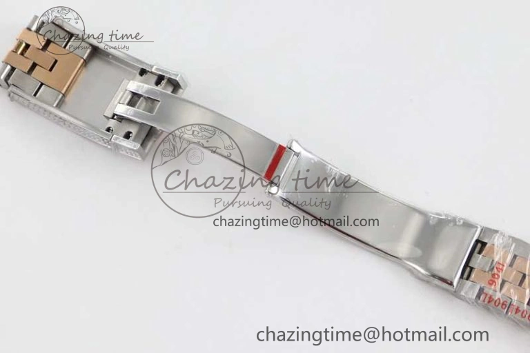 Datejust 41 SS RG Full Diamonds TWF 1:1 Best Edition Arabic Markers Dial on Jubilee Bracelet A2824