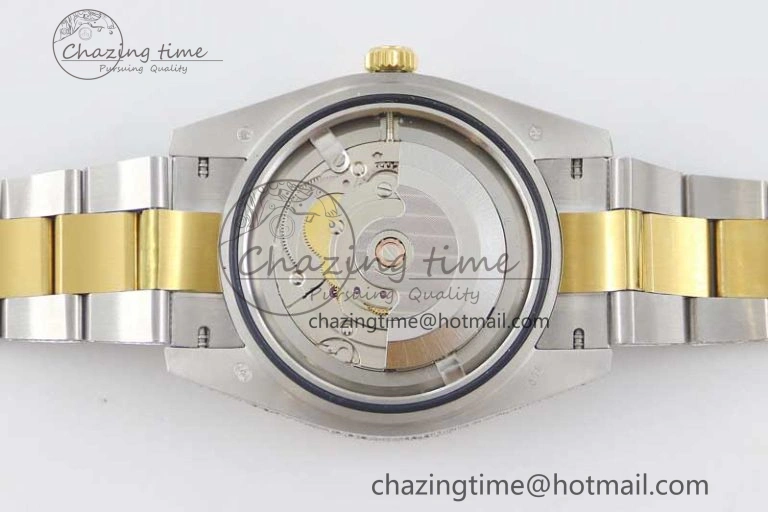 Datejust 41 SS YG Full Diamonds TWF 1:1 Best Edition Arabic Markers Dial on Bracelet A2824