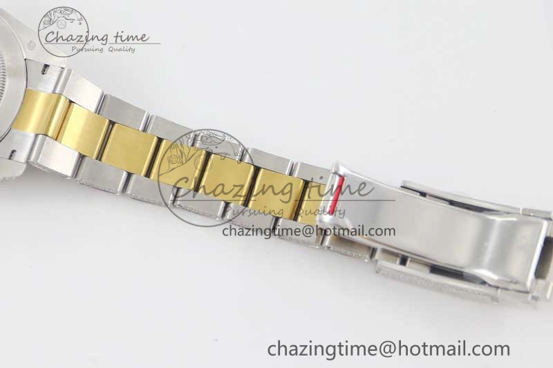 Datejust 41 SS YG Full Diamonds TWF 1:1 Best Edition Arabic Markers Dial on Bracelet A2824