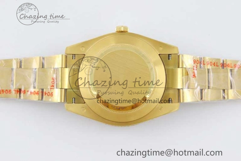 Datejust 41 YG Full Diamonds TWF 1:1 Best Edition Arabic Markers Dial on Bracelet A2824