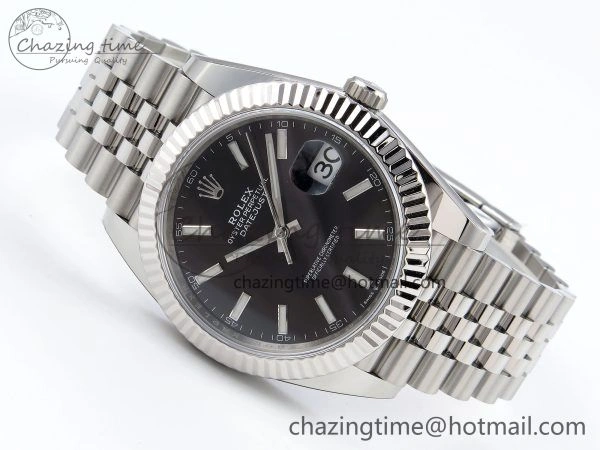Datejust 41mm 126234 904L Steel HGF 1:1 Best Edition Black Dial on SS Bracelet VR3235