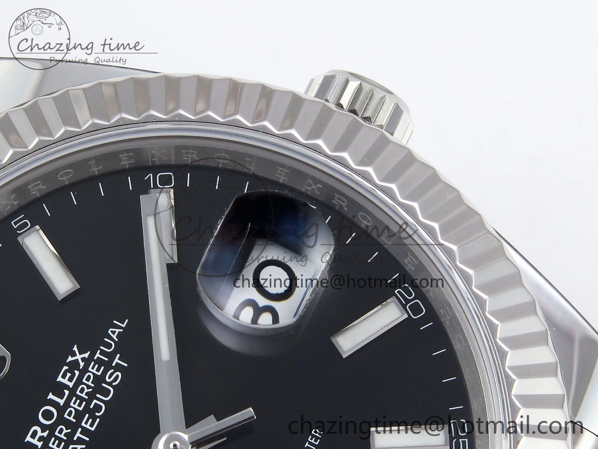 Datejust 41mm 126234 904L Steel HGF 1:1 Best Edition Black Dial on SS Bracelet VR3235