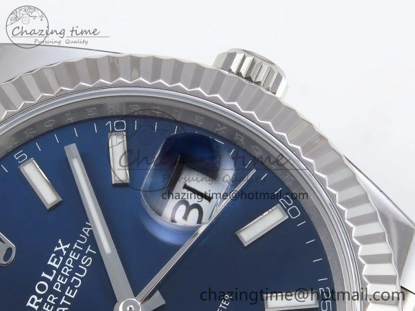 Datejust 41mm 126234 904L Steel HGF 1:1 Best Edition Blue Dial on SS Bracelet VR3235