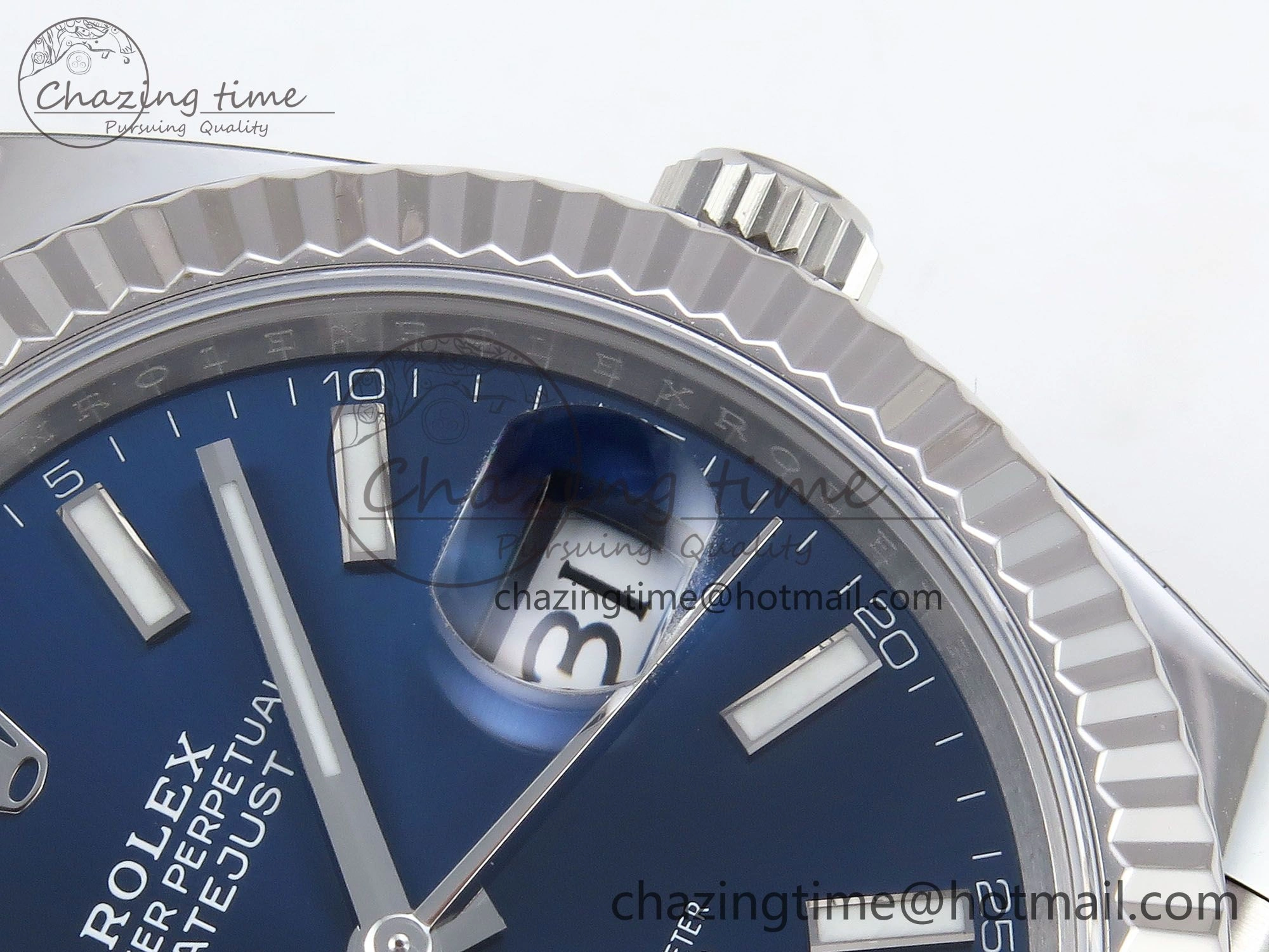Datejust 41mm 126234 904L Steel HGF 1:1 Best Edition Blue Dial on SS Bracelet VR3235