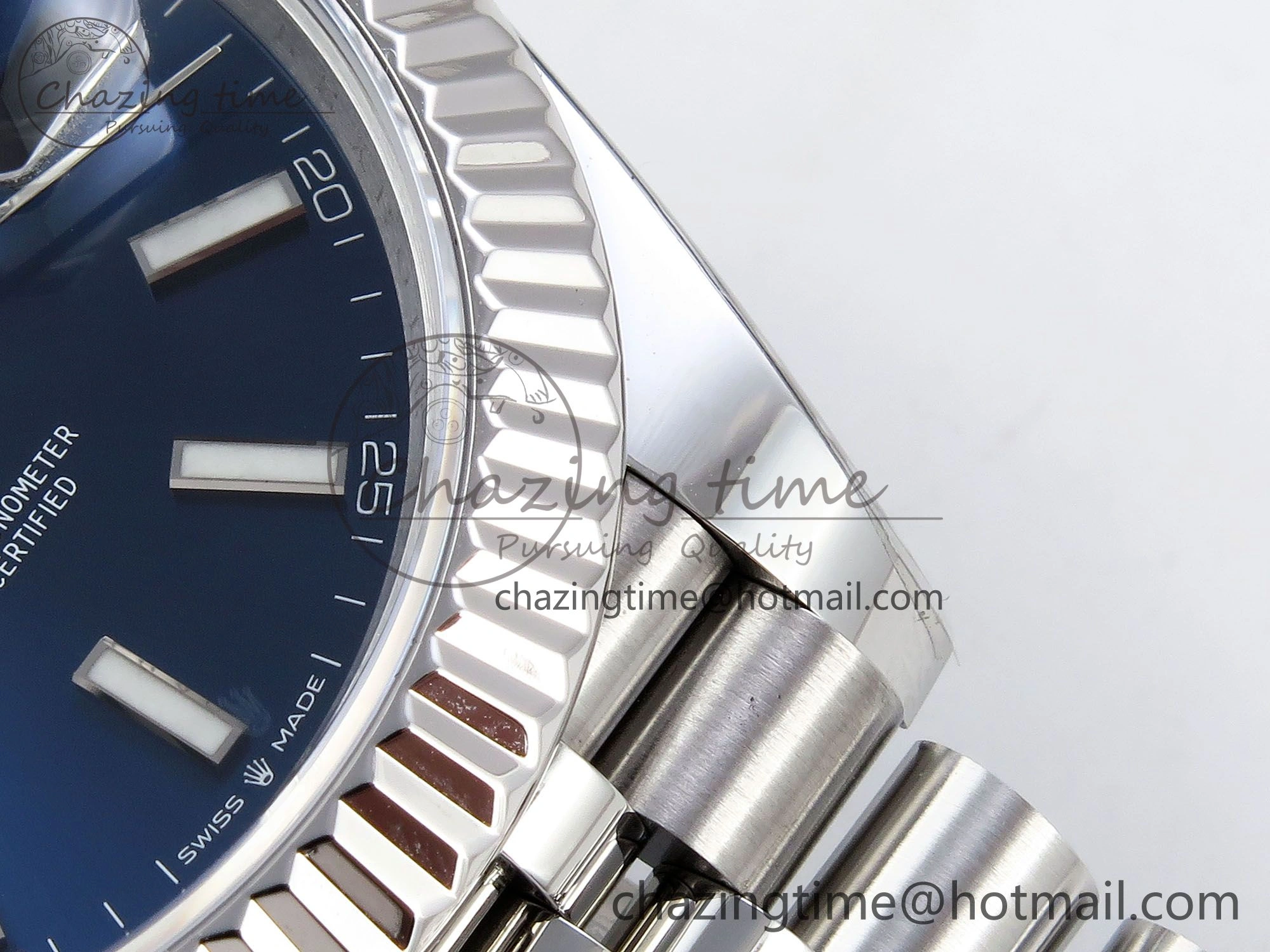 Datejust 41mm 126234 904L Steel HGF 1:1 Best Edition Blue Dial on SS Bracelet VR3235