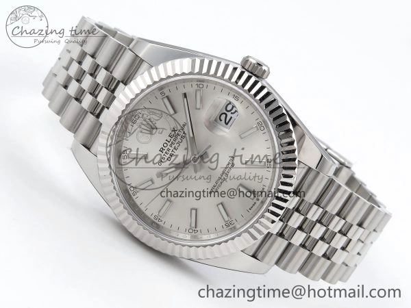 Datejust 41mm 126234 904L Steel HGF 1:1 Best Edition Silver Dial on SS Bracelet VR3235