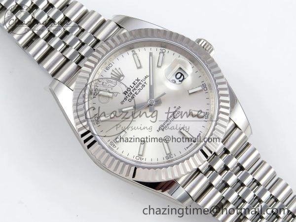 Datejust 41mm 126234 904L Steel HGF 1:1 Best Edition Silver Dial on SS Bracelet VR3235