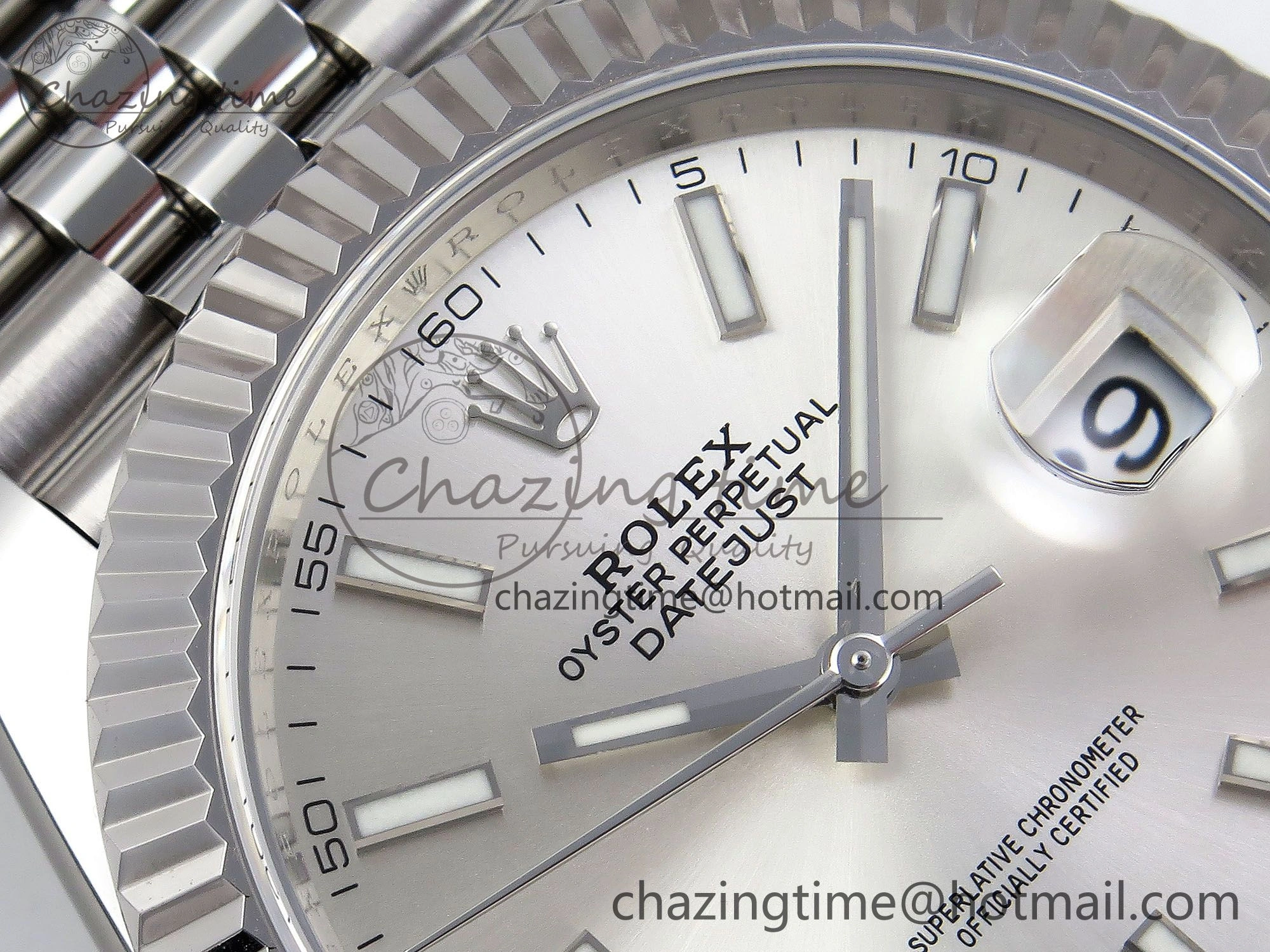 Datejust 41mm 126234 904L Steel HGF 1:1 Best Edition Silver Dial on SS Bracelet VR3235