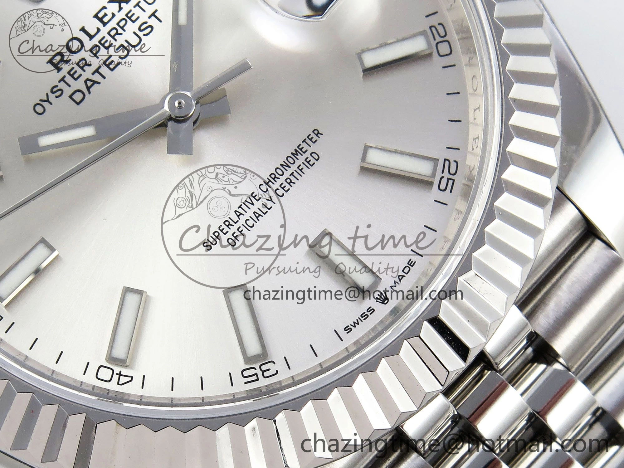 Datejust 41mm 126234 904L Steel HGF 1:1 Best Edition Silver Dial on SS Bracelet VR3235