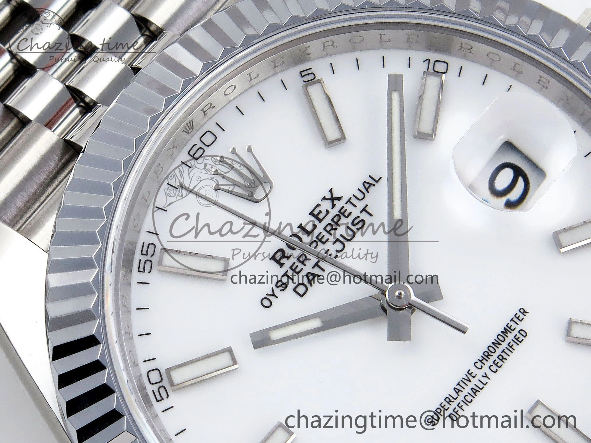 Datejust 41mm 126234 904L Steel HGF 1:1 Best Edition White Dial on SS Bracelet VR3235