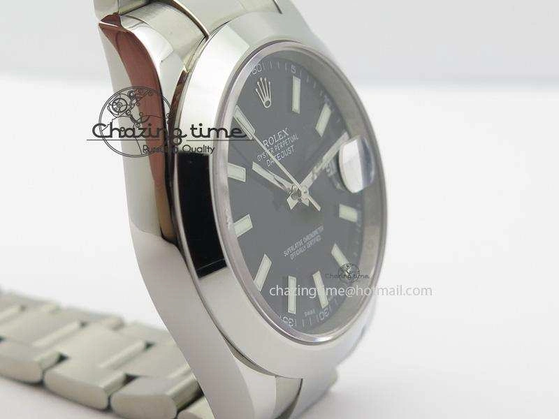 Datejust II 116300 Bp-Maker Best Edition Black Dial Stick Markers On SS Bracelet 41MM A2836