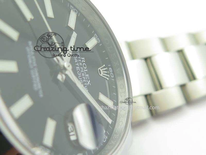 Datejust II 116300 Bp-Maker Best Edition Black Dial Stick Markers On SS Bracelet 41MM A2836