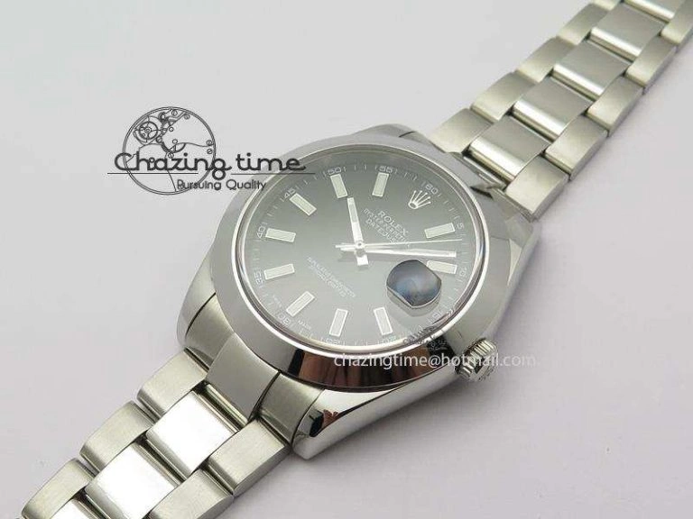Datejust II 116300 Bp-Maker Best Edition Black Dial Stick Markers On SS Bracelet 41MM A2836