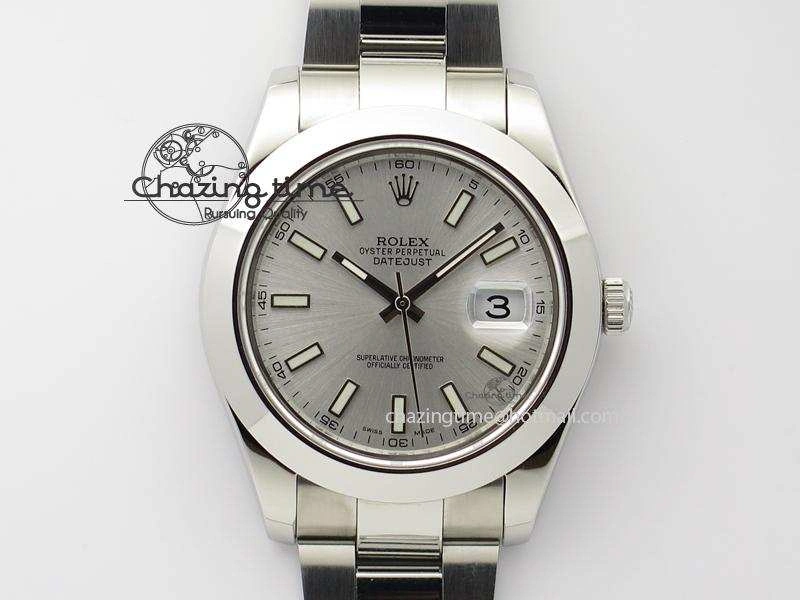 Datejust II 116300 Bp-Maker Best Edition Silver Dial On SS Bracelet 41MM A2836