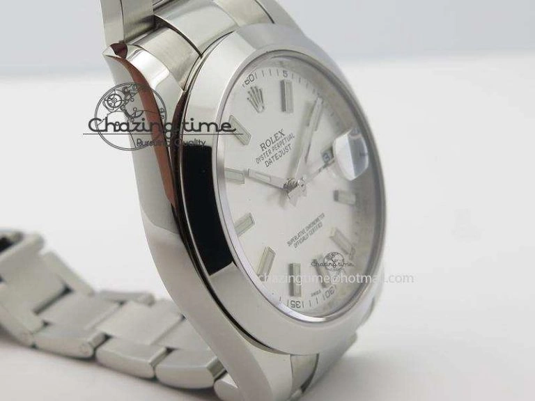 Datejust II 116300 Bp-Maker Best Edition Silver Dial On SS Bracelet 41MM A2836