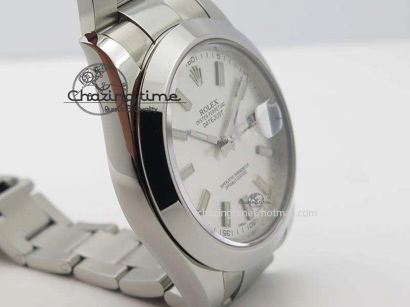 Datejust II 116300 Bp-Maker Best Edition Silver Dial On SS Bracelet 41MM A2836