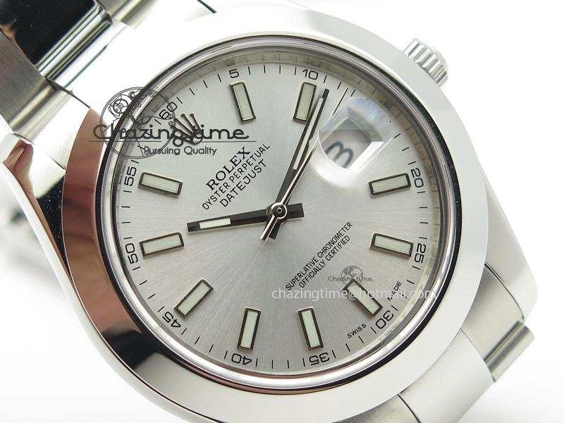 Datejust II 116300 Bp-Maker Best Edition Silver Dial On SS Bracelet 41MM A2836