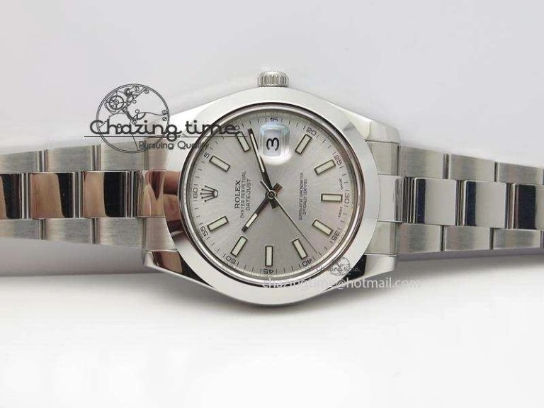 Datejust II 116300 Bp-Maker Best Edition Silver Dial On SS Bracelet 41MM A2836