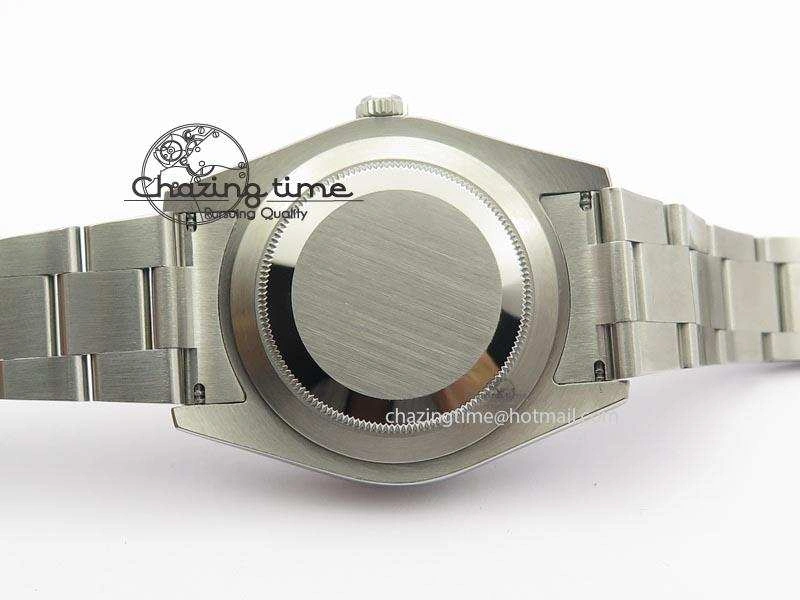 Datejust II 116334 SS 41mm Black Roman Dial On SS Bracelet A3136