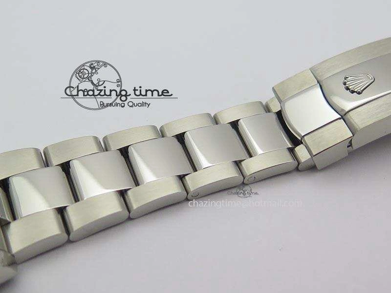 Datejust II 116334 SS 41mm Black Roman Dial On SS Bracelet A3136