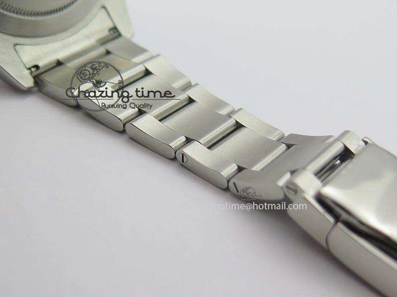 Datejust II 116334 SS 41mm Sliver Gray Dial Sticks Markers On SS Bracelet A3136